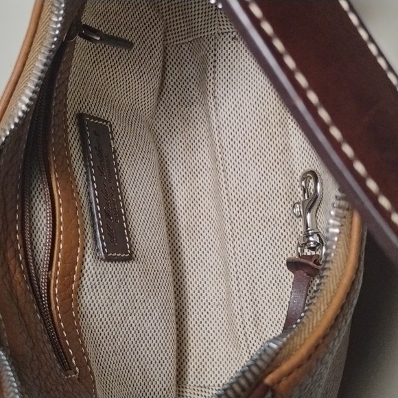 Dooney & Bourke Tan and Brown Hobo Bag - Picture 10 of 14